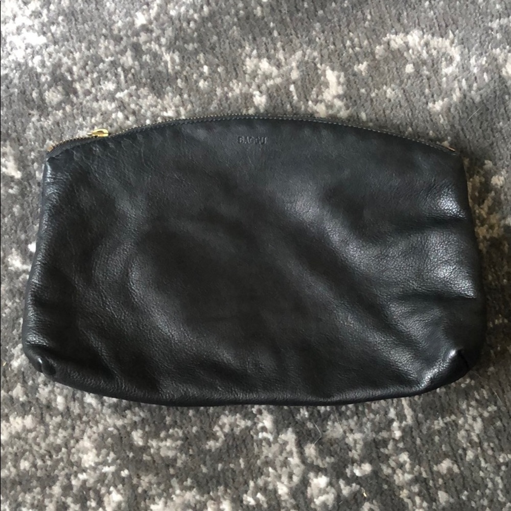 Baggu large black pouch